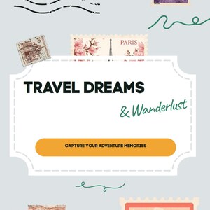 Your Dream Life Travel Journal | Romanticize Your Trips & Capture Every Memory (Printable)
