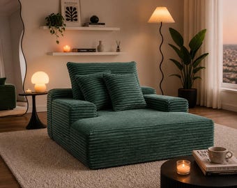 Modular Chair Sofa  | No Assembly Needed  | Convertible Lounger | Reading & Gaming Chair
