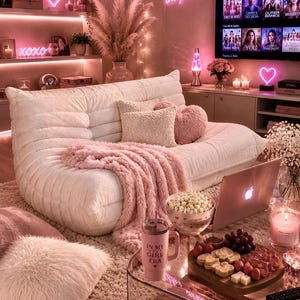 Boneless Cloud Couch | Aesthetic Living Room | Memory Foam Floor Sofa | Cozy Lounge Chair | No Assembly Required | Reading Nook Furniture