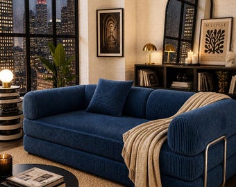 Modern Modular Floor Sofa Bed | No Assembly Required Couch | Gaming Couch | Kids Lounge