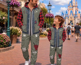 Zed Necrodopolis Inspired Jumpsuit, Zombies Costume Outfits, Disney Matching Halloween Costume Onesie, Zombies Zed Cosplay Costume
