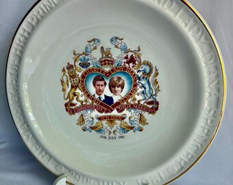 Wedgwood Royal Wedding 1981 Princess Diana and Charles Light Blue