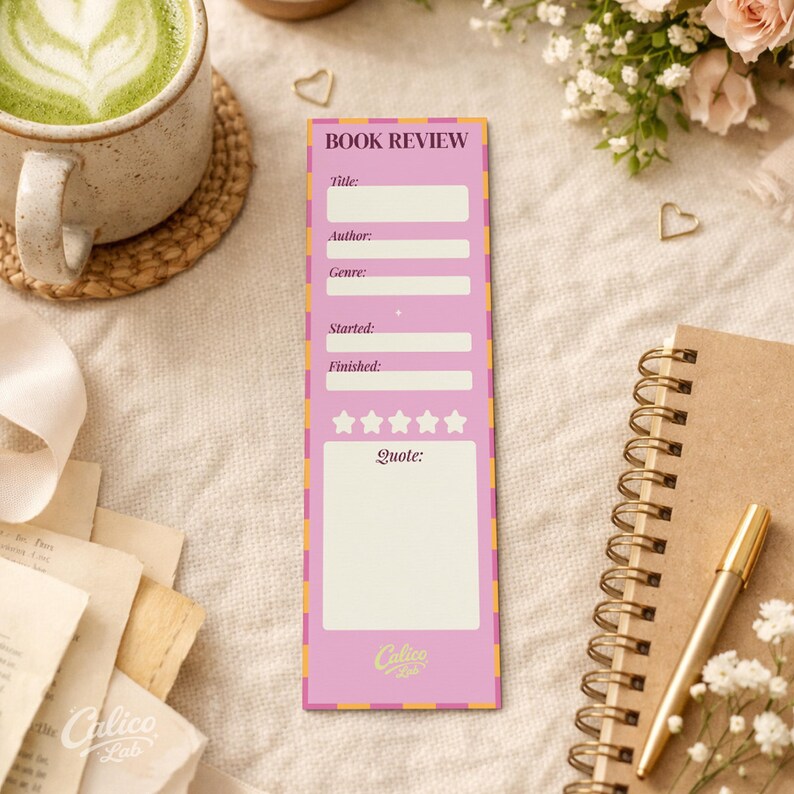 Printable Bookmarks Set of 4 | the Reader Collection | Book Tracker ...