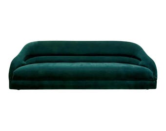 Sofá antiguo de Ward Bennett para Brickel Associates de la década de 1970.