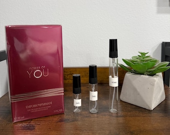 Armani Power of You Sample Decant | 2ml 5ml 10ml Travel Spray | Sweet Tropical Vanilla Perfume