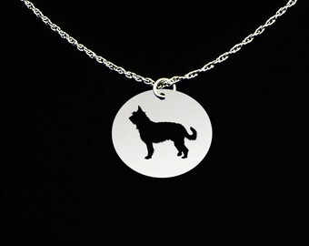 Berger Picard Necklace, Berger Picard Jewelry, Berger Picard Gift, Sterling Silver, Dog Memorial Gift, Dog Loss Charm, Dog Sympathy Pendant