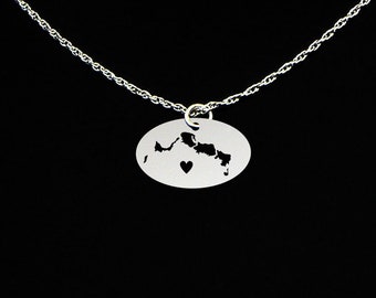 Turks and Caicos Islands Necklace - Turks and Caicos Jewelry - Sterling Silver