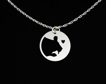 Rat Necklace - Rat Jewelry - Rat Gift - Sterling Silver