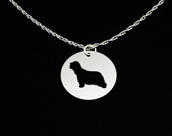 Bearded Collie Necklace, Bearded Collie Jewelry, Bearded Collie Gift, Sterling Silver, Dog Memorial Gift, Dog Pendant Charm