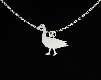Goose Necklace - Goose Jewelry - Goose Gift - Sterling Silver