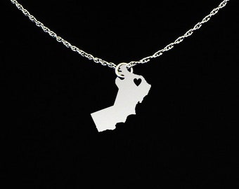 Oman Necklace - Country Necklace - Oman Jewelry - Oman Gift - Sterling Silver