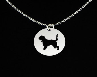 Grand Basset Griffon Vendeen Necklace, Grand Basset Griffon Vendeed Jewelry, Sterling Silver, Dog Memorial Gift, Dog Pendant Charm