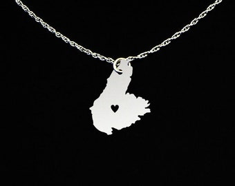 Cape Breton Island Necklace - Cape Breton Jewelry - Cape Breton Gift - Sterling Silver