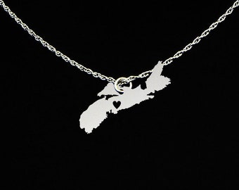 Nova Scotia Necklace - Nova Scotia Jewelry - Nova Scotia Gift - Sterling Silver