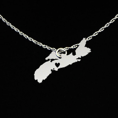 Nova Scotia Necklace Nova Scotia Jewelry Nova Scotia Gift Etsy