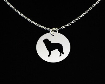 Spanish Mastiff Necklace, Spanish Mastiff Jewelry, Spanish Mastiff Gift, Sterling Silver, Dog Memorial Gift, Dog Pendant Charm