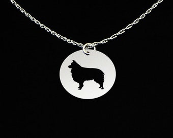 Australian Shepherd Necklace, No Tail, Australian Shepherd Jewelry, Australian Shepherd Gift, Sterling Silver