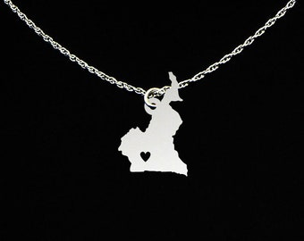 Cameroon Necklace - Cameroon Jewelry - Cameroon Gift - Sterling Silver