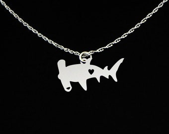 Hammerhead Shark Necklace - Sterling Silver - Sterling Silver