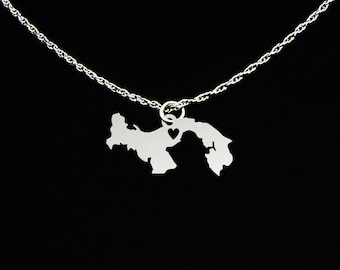 Panama Necklace - Panama Gift - Panama Jewelry - Sterling Silver