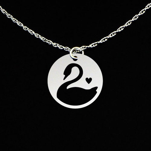 Swan Necklace Swan Jewelry Swan Gift 