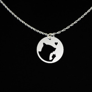 Chipmunk Necklace - Chipmunk Jewelry - Chipmunk Gift - Sterling Silver