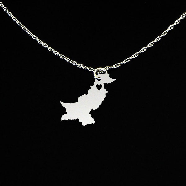 Pakistan Necklace - Pakistan Jewelry - Pakistan Gift - Sterling Silver
