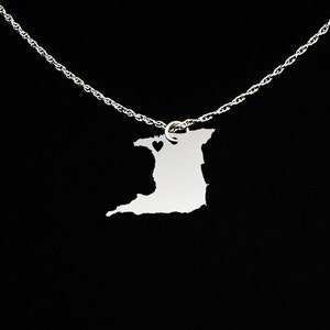 Trinidad Necklace Trinidad Jewelry Trinidad Gift Sterling Silver image 1