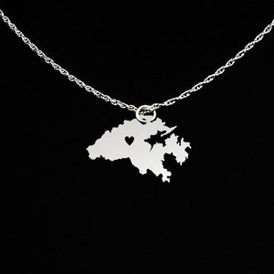 Hong Kong Necklace - Hong Kong Jewelry - Hong Kong Gift - Sterling Silver