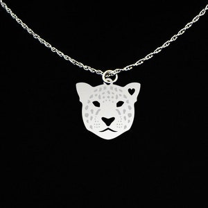 Jaguar Necklace - Jaguar Jewelry - Jaguar Gift - Sterling Silver Jaguar Pendant, Small Jaguar Charm