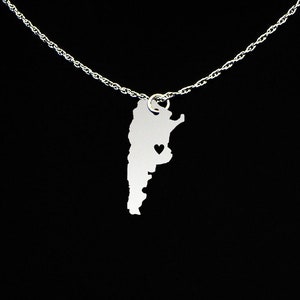 Argentina Necklace - Argentina Jewelry - Argentina Gift - Sterling Silver