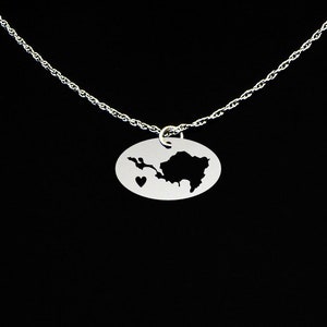 Sint Maarten Necklace - Sint Maarten Jewelry - Sint Maarten Gift - Sterling Silver