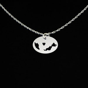 Malaysia Necklace - Malaysia Jewelry - Malaysia Gift - Sterling Silver