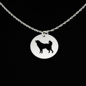 Tornjak Necklace, Tornjak Jewelry, Tornjak Gift, Sterling Silver, Dog Memorial Gift, Dog Loss Charm, Dog Sympathy Pendant image 1