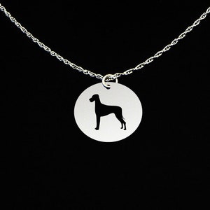 Great Dane Necklace, Great Dane Jewelry, Great Dane Gift, Sterling Silver, Dog Memorial Gift, Dog Loss Charm, Dog Sympathy Pendant