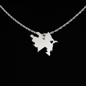 Azerbaijan Necklace - Azerbaijan Jewelry - Azerbaijan Gift - Sterling Silver