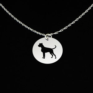 Perro de Presa Canario Necklace, Perro de Presa Canario Jewelry, Perro de Presa Canario Gift, Sterling Silver
