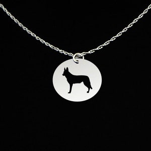 Czechoslovakian Wolfdog Necklace, Czechoslovakian Wolfdog Jewelry, Czechoslovakian Wolfdog Gift, Sterling Silver
