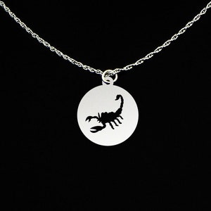 Scorpion Necklace Scorpion Jewelry Scorpion Gift Sterling Silver image 1