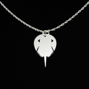 Horseshoe Crab Necklace - Horseshoe Crab Jewelry - Horseshoe Crab Gift - Sterling Silver