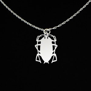 Cockroach Necklace - Cockroach Jewelry - Cockroach Gift - Sterling Silver
