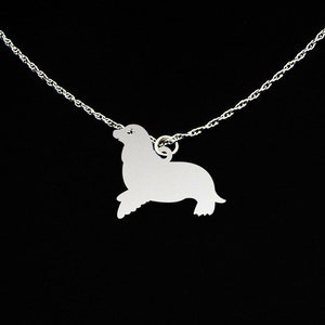 Seal Necklace - Seal Jewelry - Seal Gift - Sterling Silver