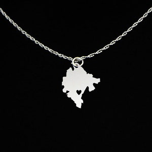 Montenegro Necklace - Montenegro Jewelry - Montenegro Gift - Sterling Silver