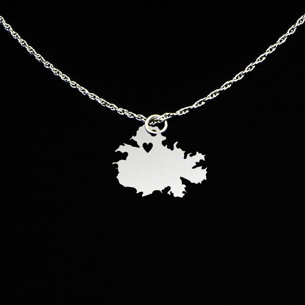 Antigua Necklace - Antigua Jewelry - Antigua Gift - Sterling Silver