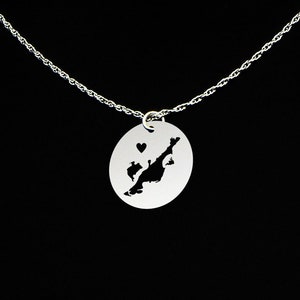 Chincoteague Island Necklace Chincoteague Island Jewelry Chincoteague Island Gift Sterling Silver image 1