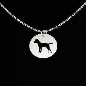 Border Terrier Necklace, Border Terrier Jewelry, Border Terrier Gift, Sterling Silver, Dog Memorial Gift, Dog Pendant Charm