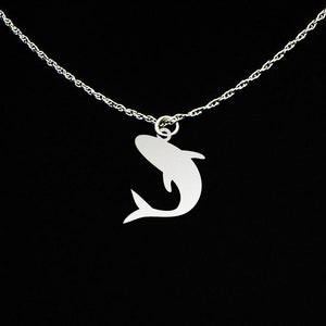 Shark Necklace - Shark Jewelry - Shark Gift - Sterling Silver