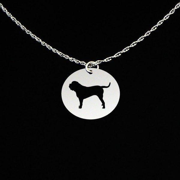 English Mastiff Necklace, English Mastiff Gift, English Mastiff Jewelry, Sterling Silver, Dog Memorial Gift, Dog Pendant Charm