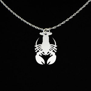 Lobster Necklace - Lobster Jewelry - Lobster Gift - Sterling Silver