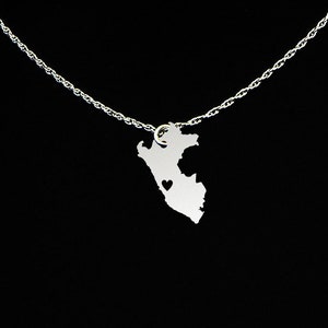 Peru Necklace - Peru Gift - Peru Jewelry - Sterling Silver